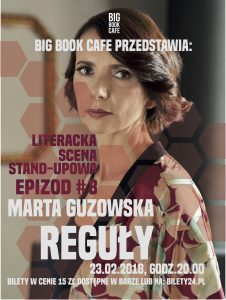 Literacki Standup z Martą Guzowską!
